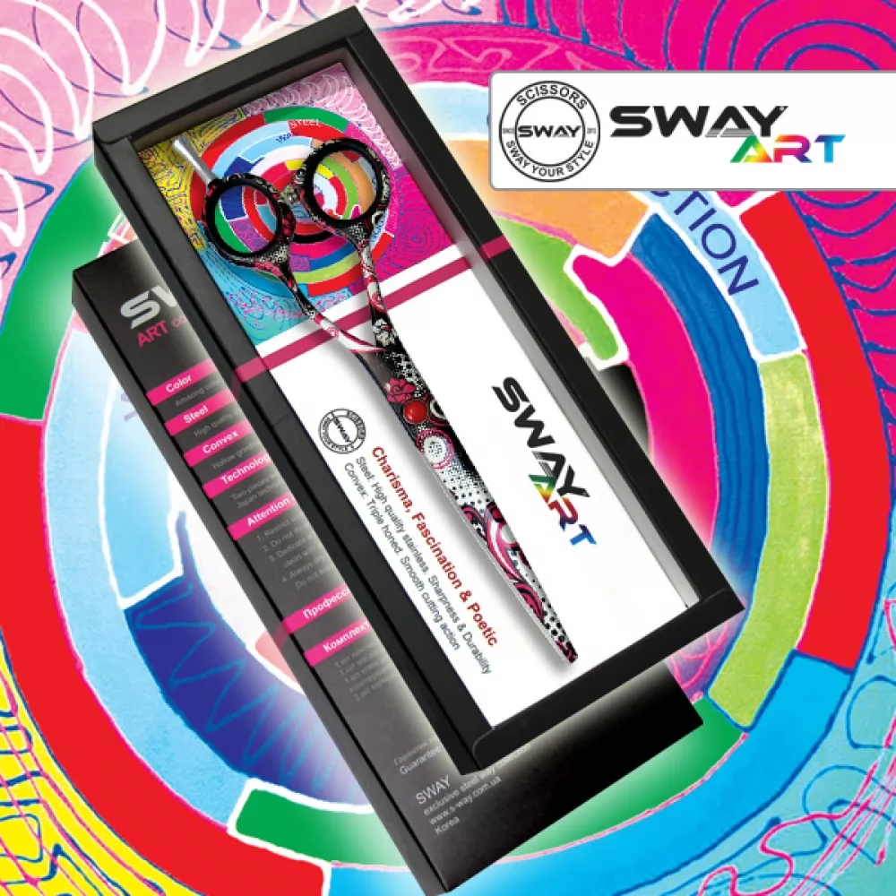 Технічні характеристики Перукарські ножиці SWAY Art Fiesta 110 30460 розмір 6 - 3