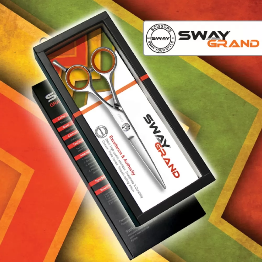Технические характеристики Парикмахерские ножницы SWAY Grand 110 40255 размер 5,5. - 3