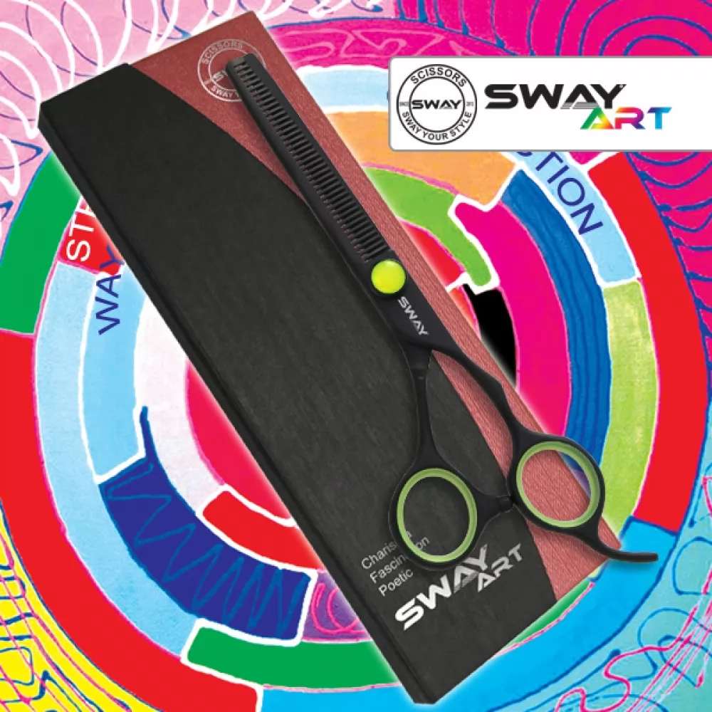 Филировочные ножницы SWAY Art Neon G 110 36060G размер 6 - 2