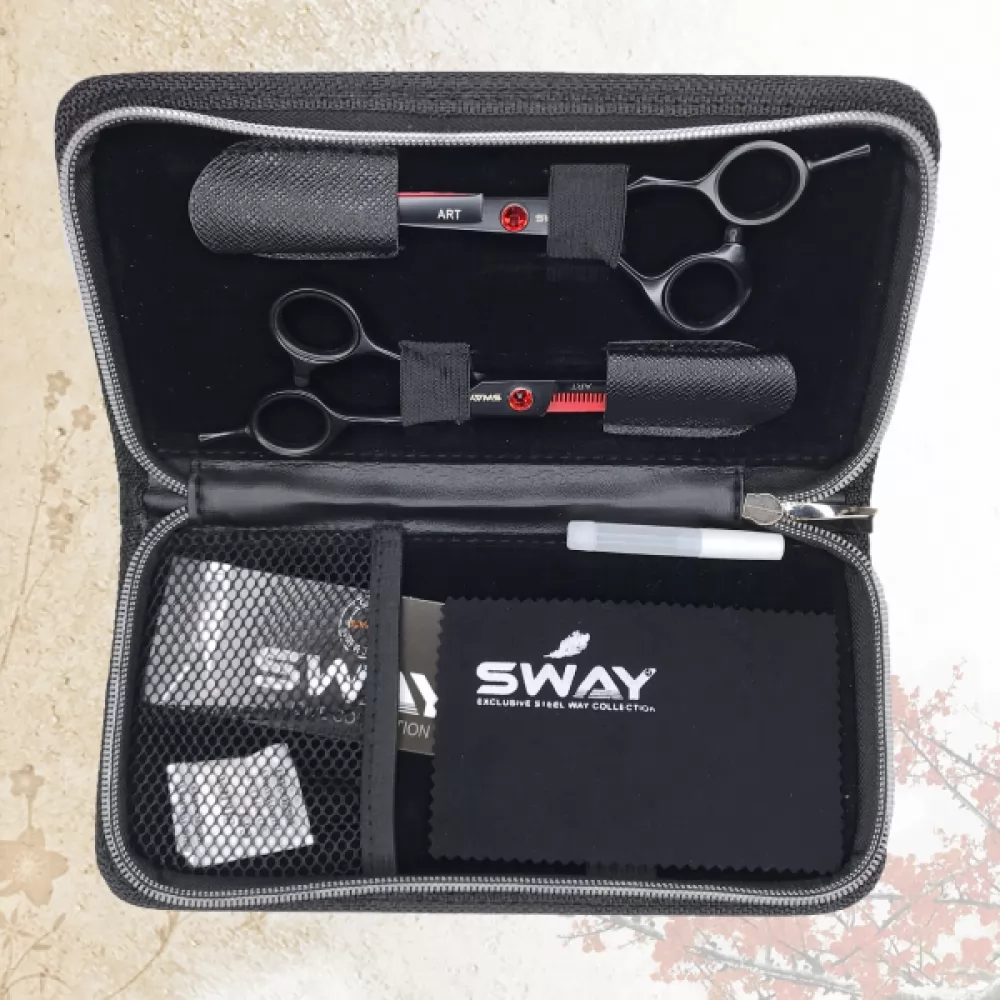 Набор парикмахерских ножниц Sway Art 309 размер 5,5 - 110 309 set 5,50