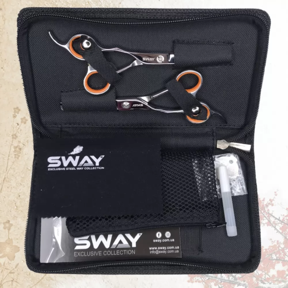 Технические характеристики Набор парикмахерских ножниц для левши Sway Grand 481 размер 5,5. - 4