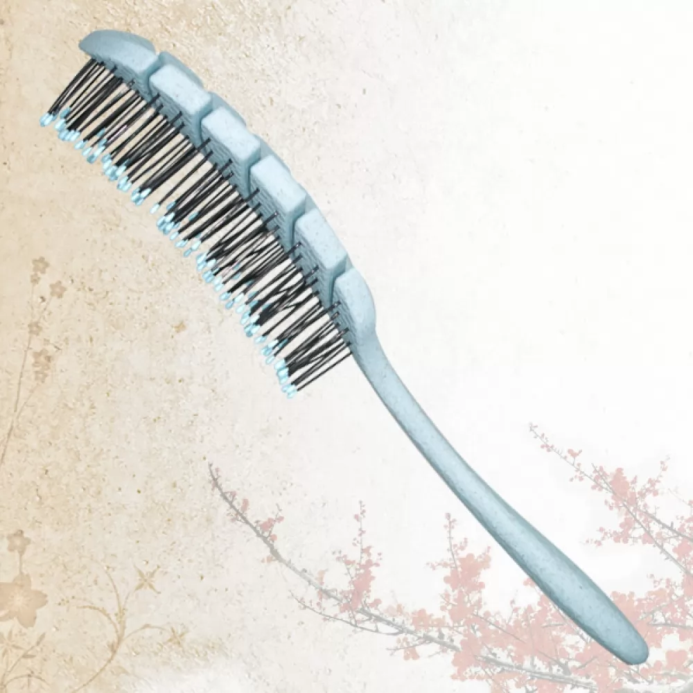 Відгуки покупців на Щітка для укладки волосся Sway Biofriendly Wheat Fiber Blue - 2