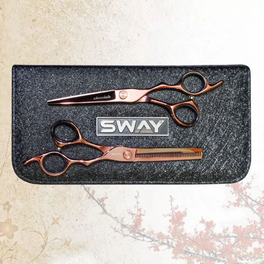 Набір перукарських ножиць Sway Art Chokolate розмір 5,5