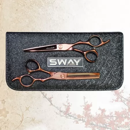 Фото Набір перукарських ножиць Sway Art Chokolate розмір 5,5 - 1