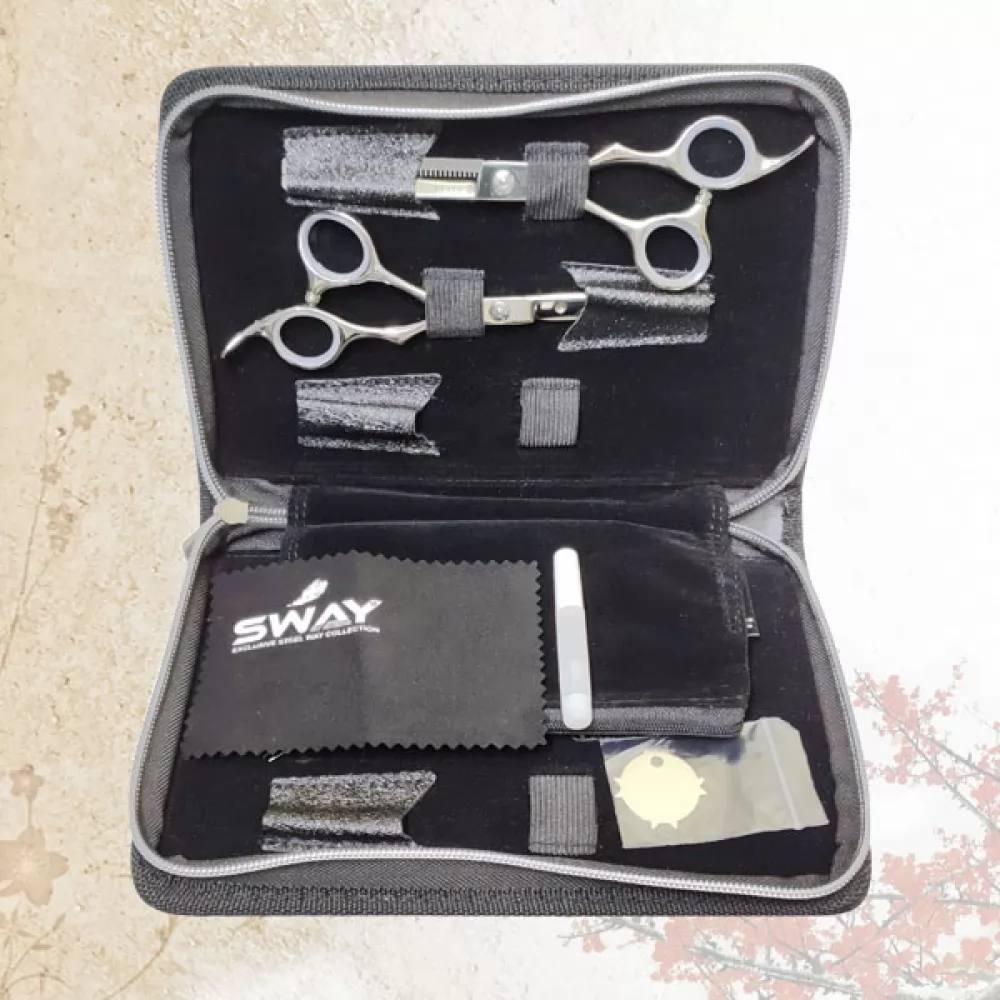 Технические характеристики Набор парикмахерских ножниц Sway Elite 206 размер 5,5. - 2