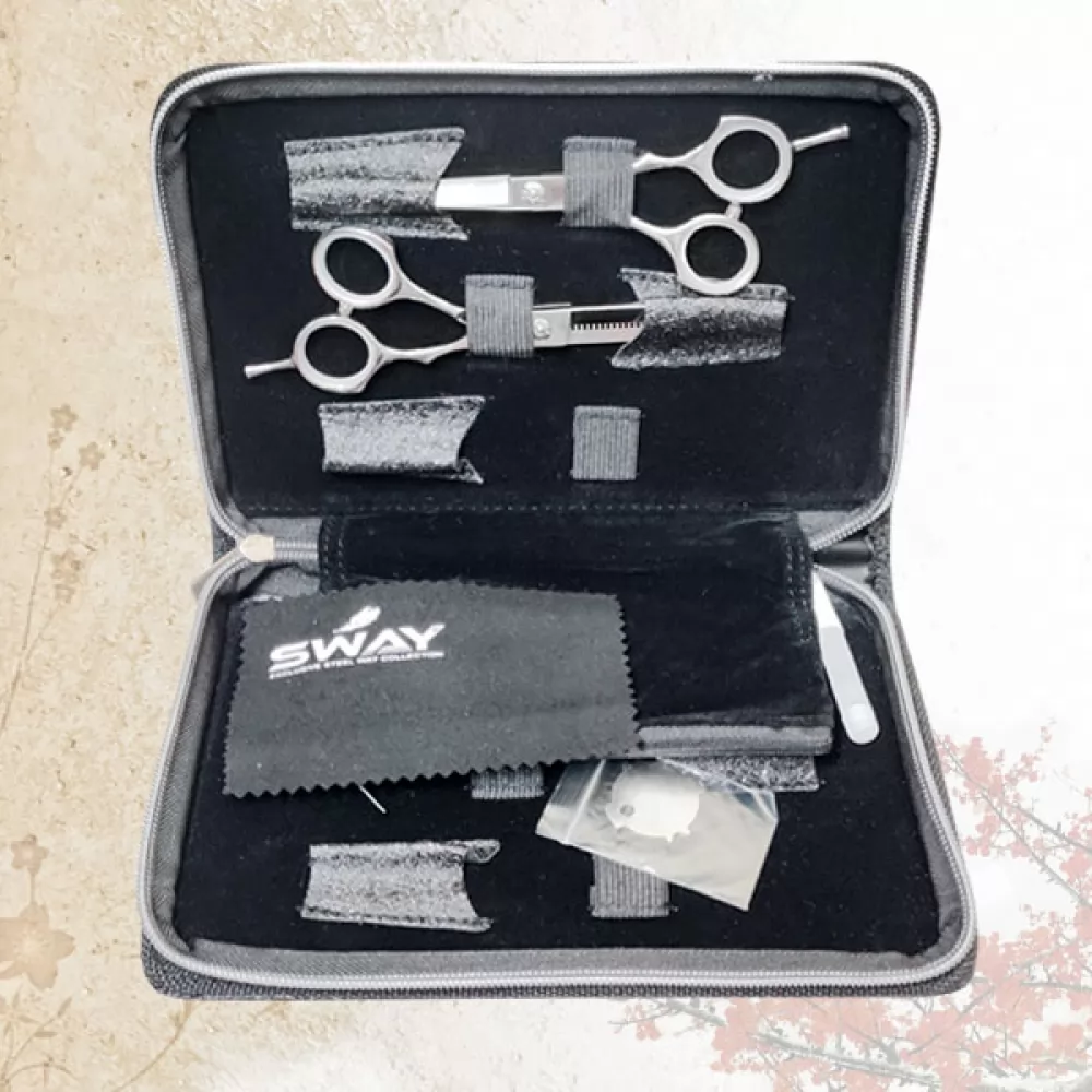 Технические характеристики Набор парикмахерских ножниц Sway Elite 202 размер 5,5. - 2