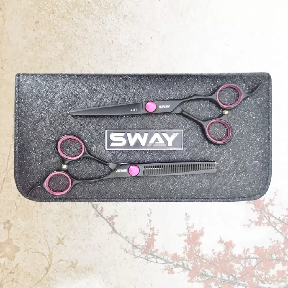 Набір перукарських ножиць Sway Art Pink 305 розмір 6