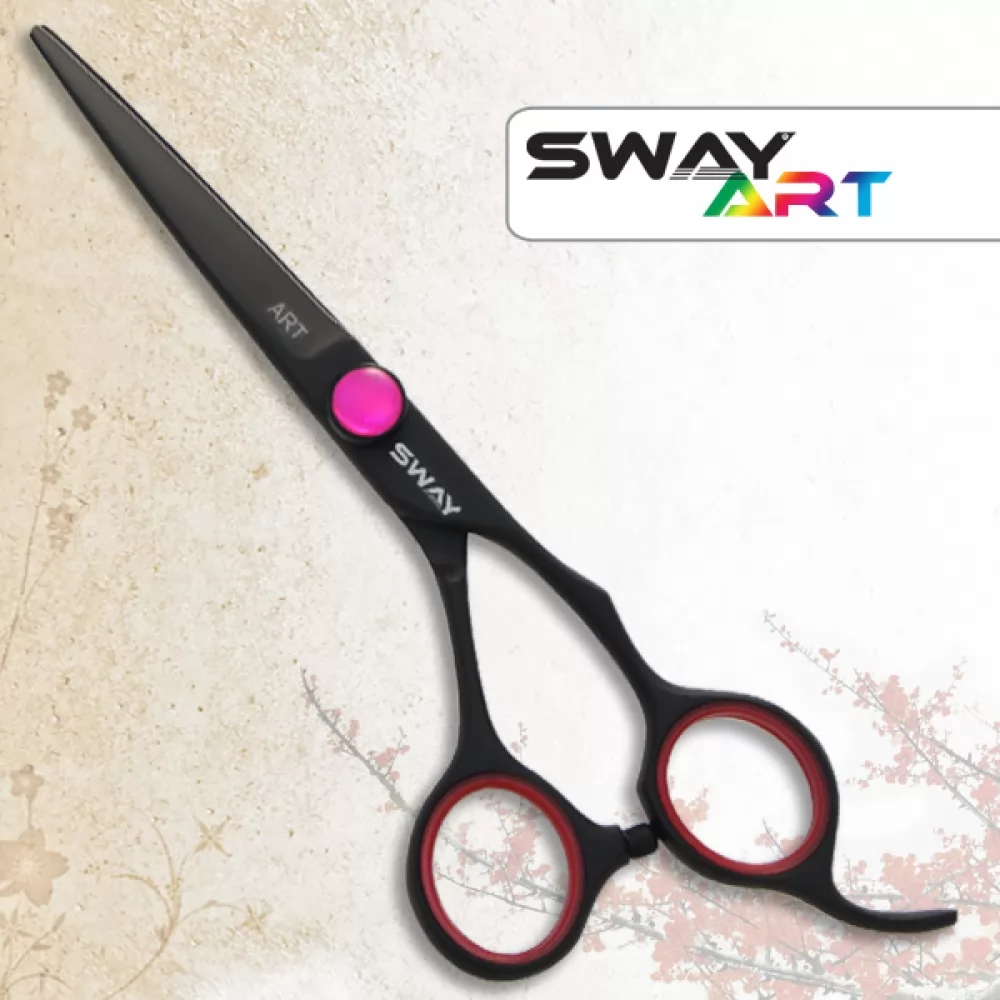 Всі фото - Набір перукарських ножиць Sway Art Pink 305 розмір 6 - 3
