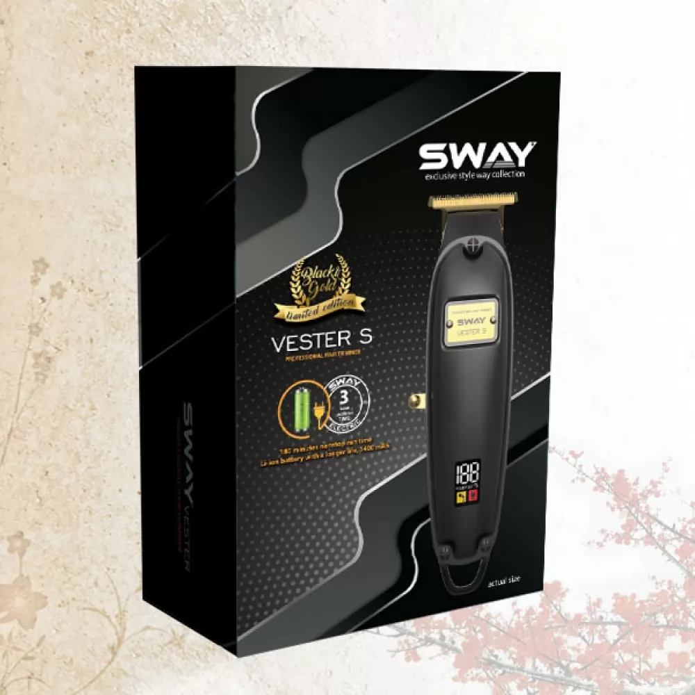 Информация о сервисе Триммер для стрижки Sway Vester S Black and Gold Edition - 5