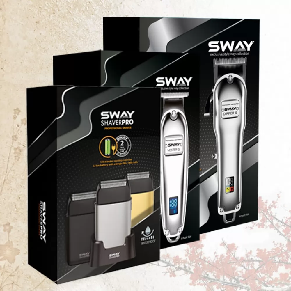 Отзывы покупателей на Парикмахерский набор для стрижки 3 в 1 Sway Dipper S, Vester S, Shaver Pro Silver - 2