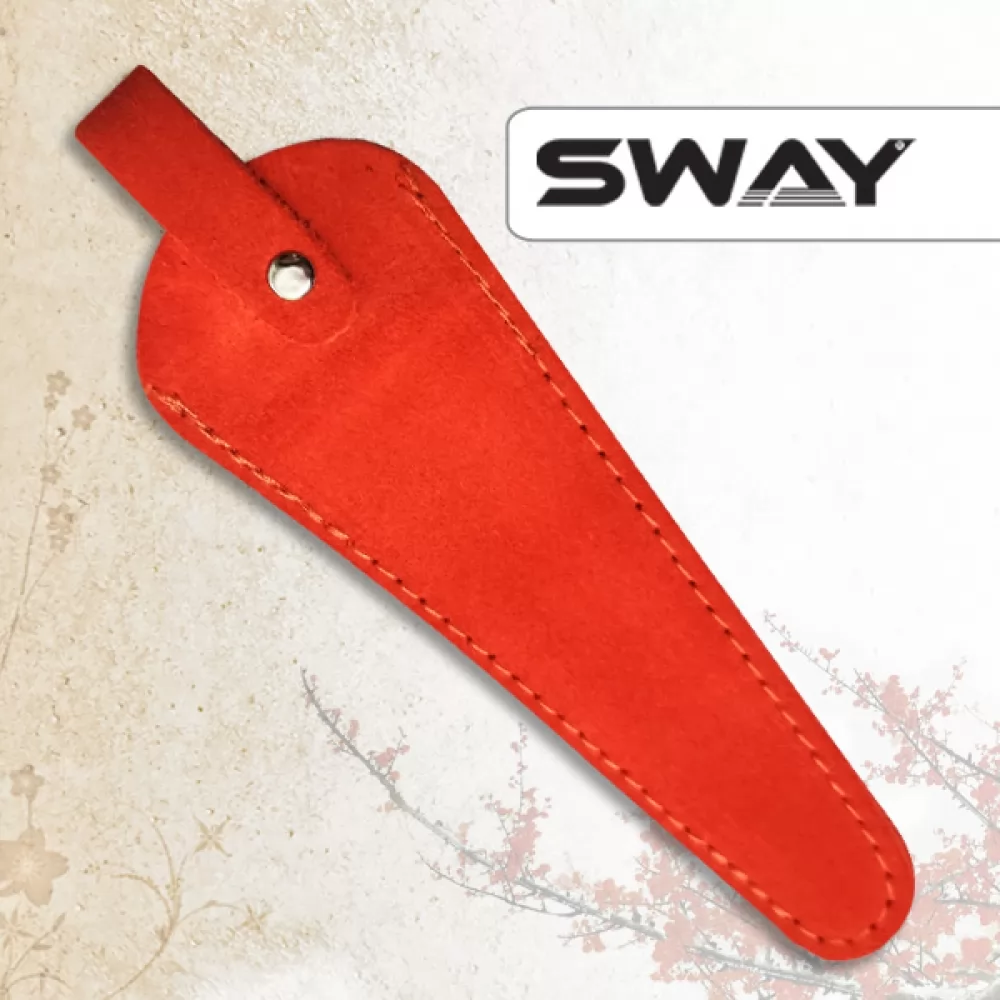 Все фото - Чехол Sway для 1 ножниц замшевый красный - 2