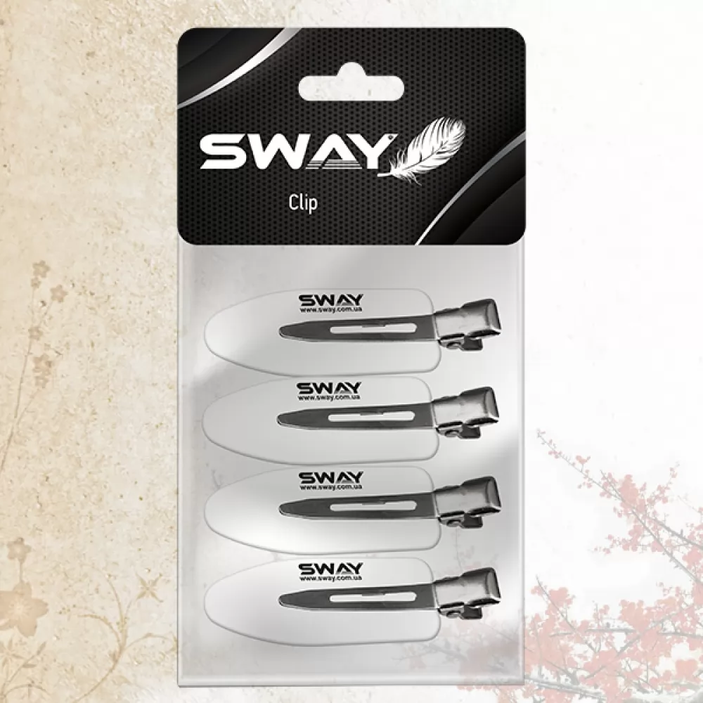 Відгуки покупців на Затискач для волосся Sway White упаковка 4 шт. - 2