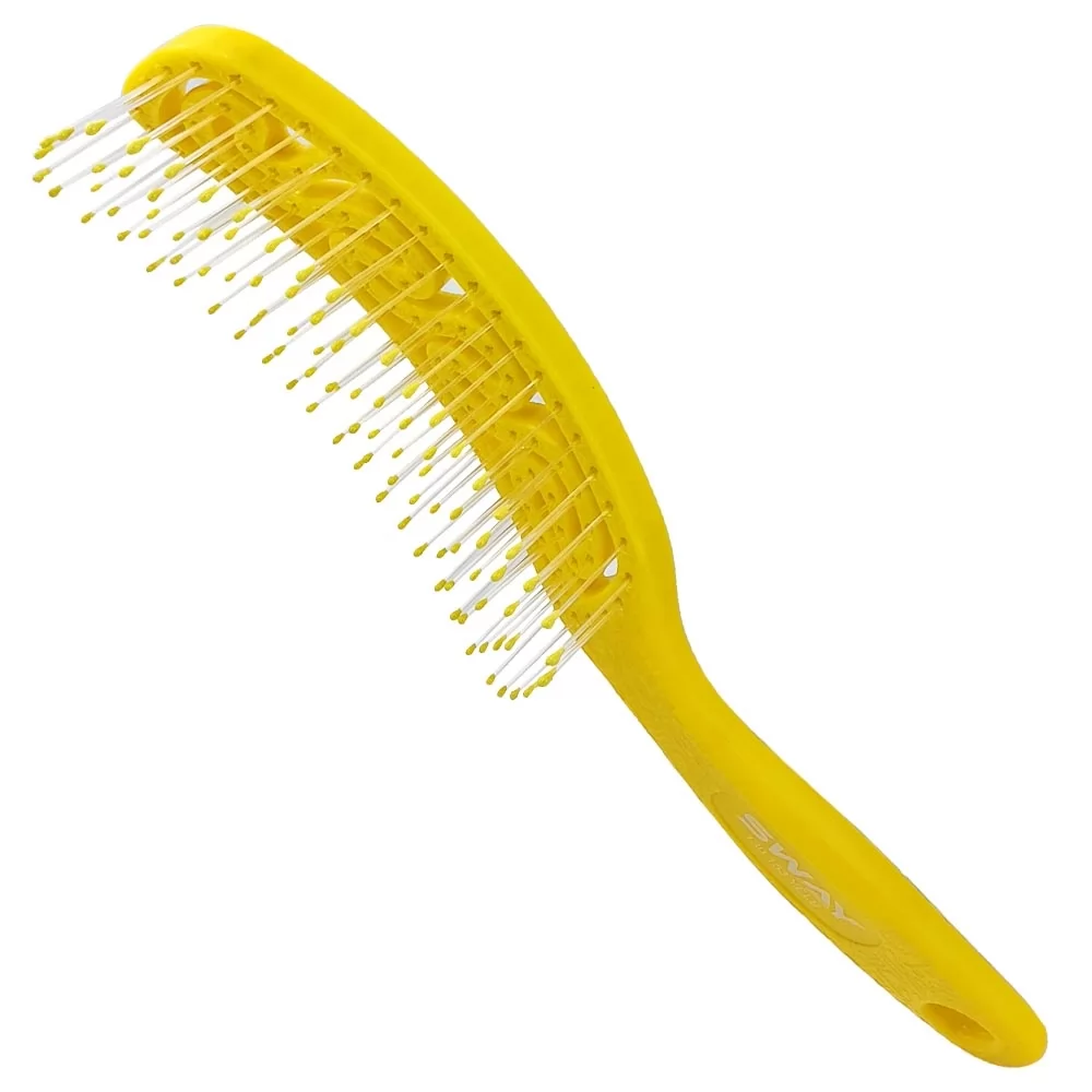 Щетка для укладки волос Sway Eco Organic Yellow размер S - 3