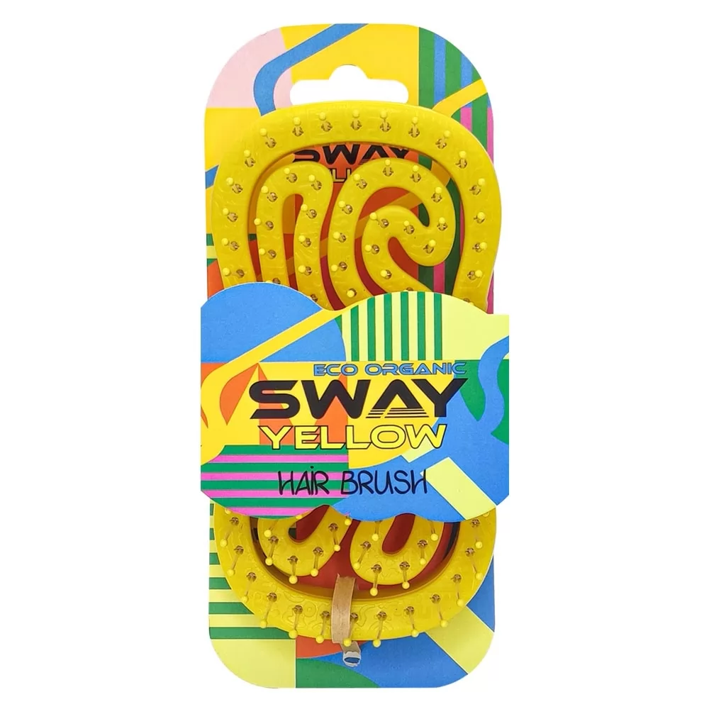 Щетка для укладки волос Sway Eco Organic Yellow - 4