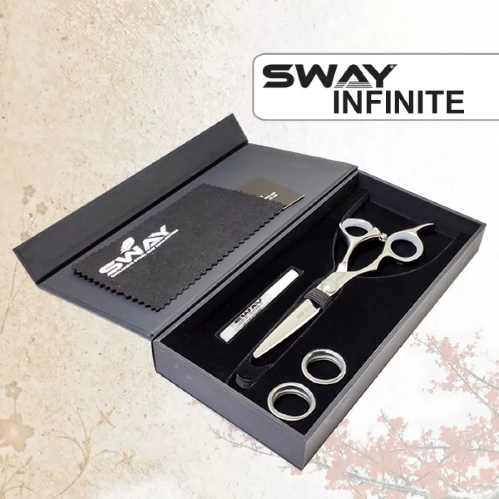 Парикмахерские ножницы для левши Sway Infinite 110 18155 размер 5,5 - 3