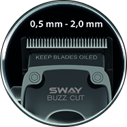 Регулируемая высота среза ножевого блока от 0,5 мм до 2 мм.