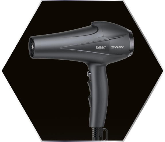 У фена Sway Hardy ергономічний корпус